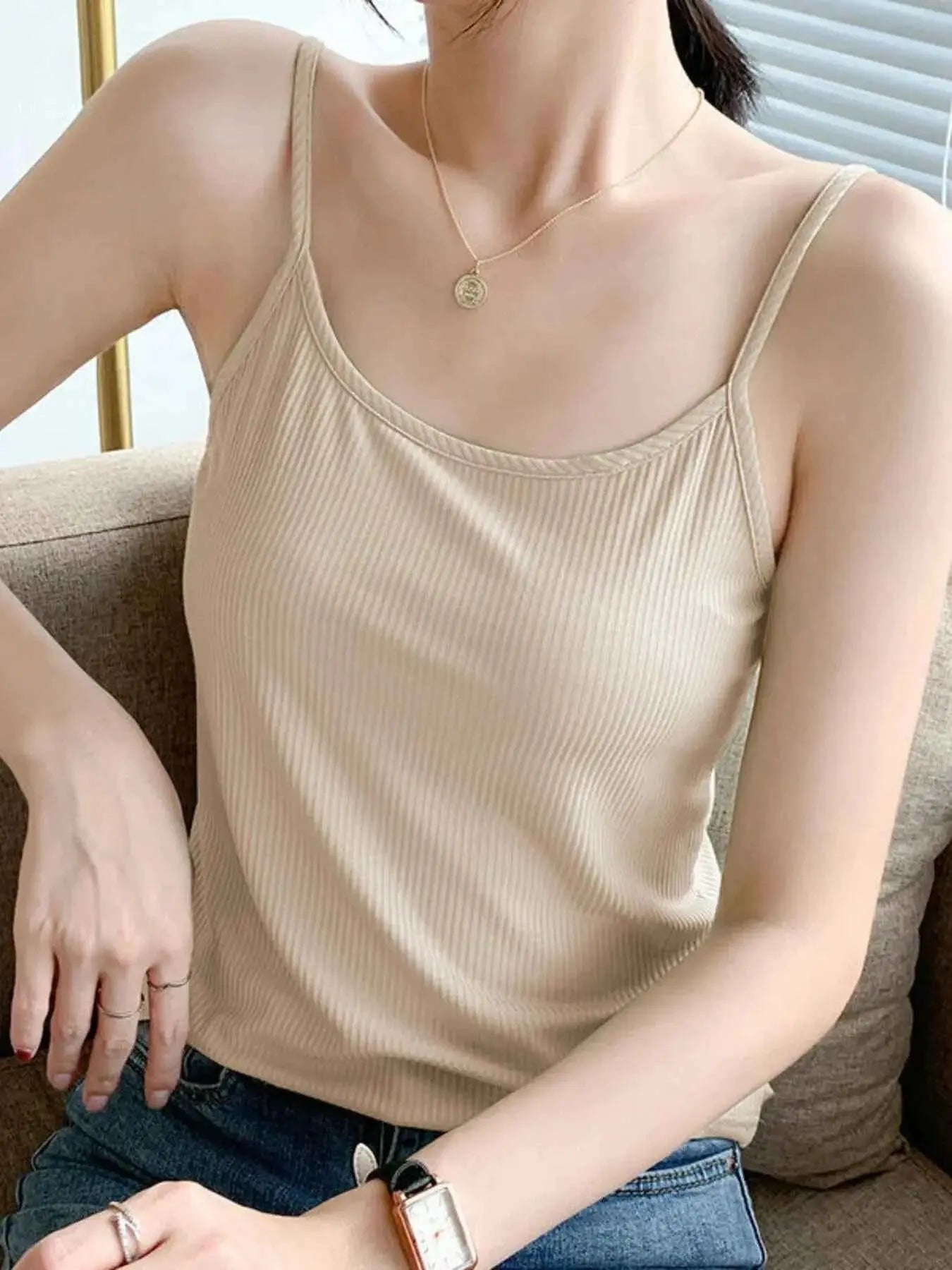 Plus Size Scoop Neck Cami Top