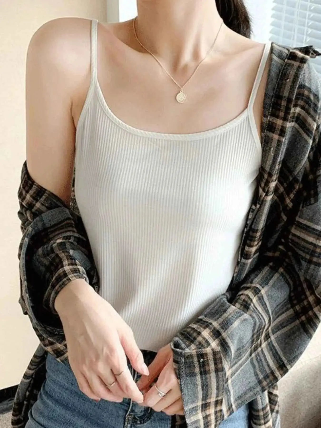 Plus Size Scoop Neck Cami Top