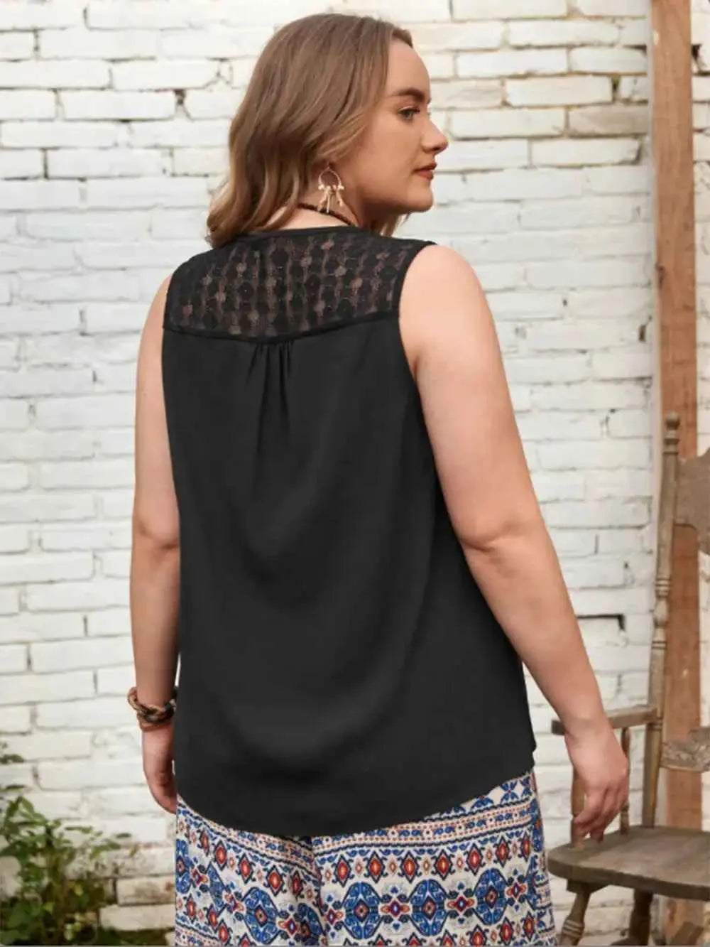 Plus Size V-Neck Tank