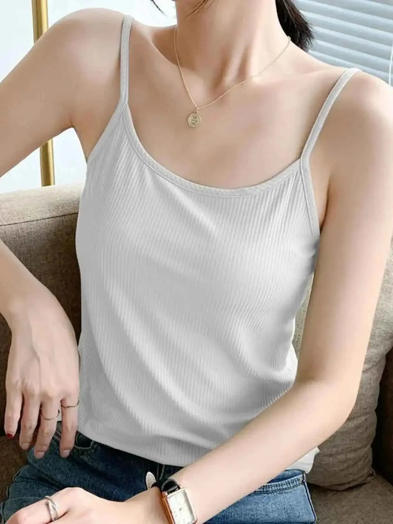 Plus Size Scoop Neck Cami Top