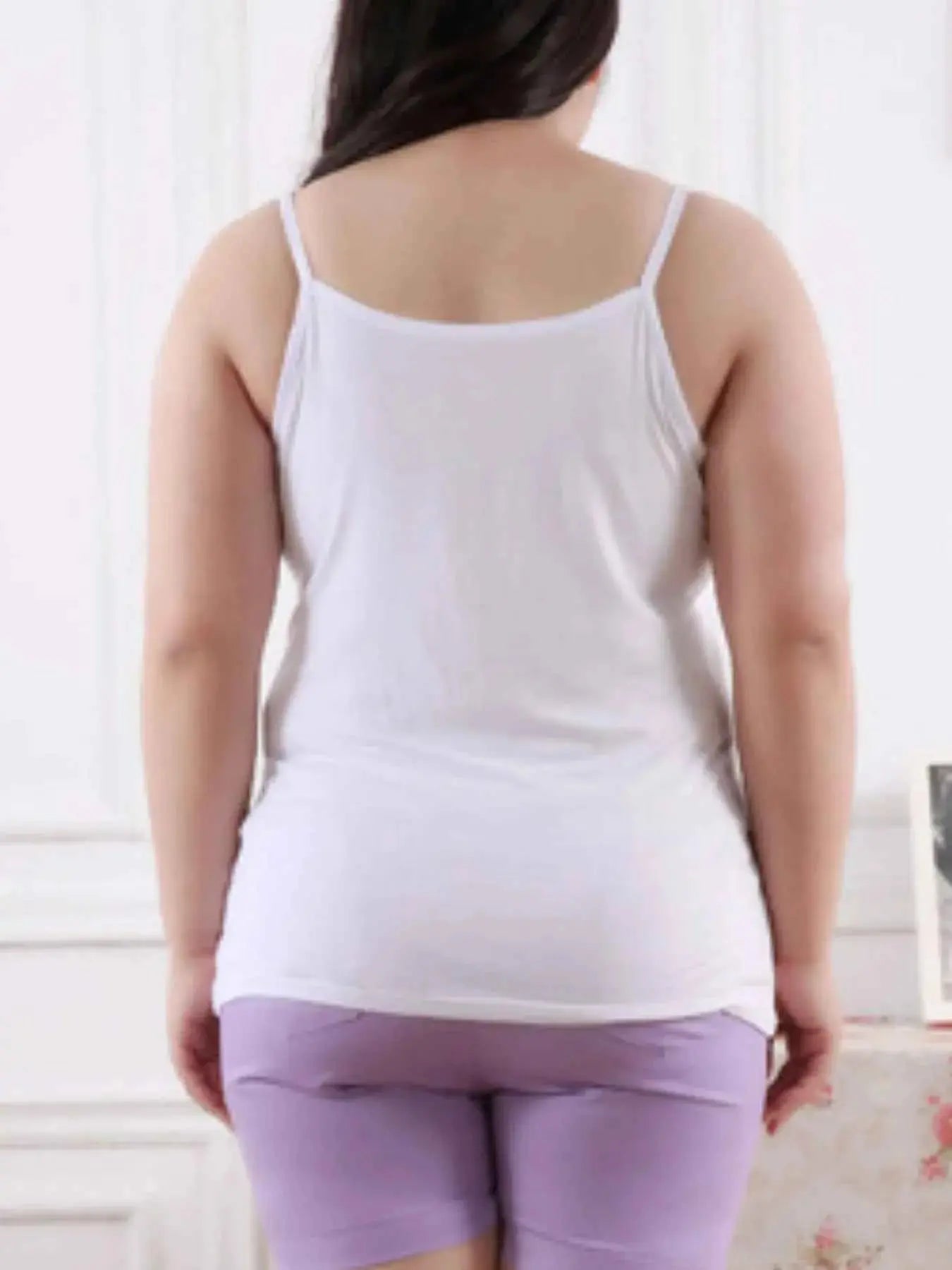 Solid Color Scoop Neck Tank Top