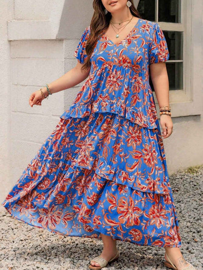 Bohemian Casual Vacation Women Full Length Dress