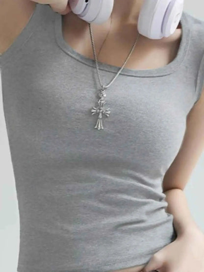 Plus Size Wide Strap Tank