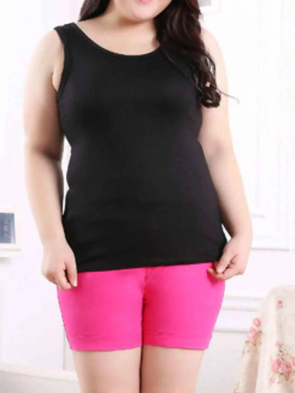 Solid Color Scoop Neck Tank Top