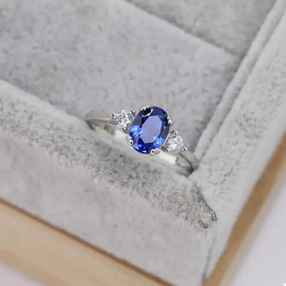 925 Sterling Silver Oval Ring