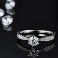Moissanite 925 Sterling Silver Ring