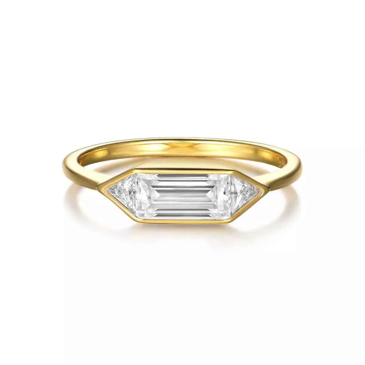 1 Carat Moissanite 925 Sterling Silver Ring