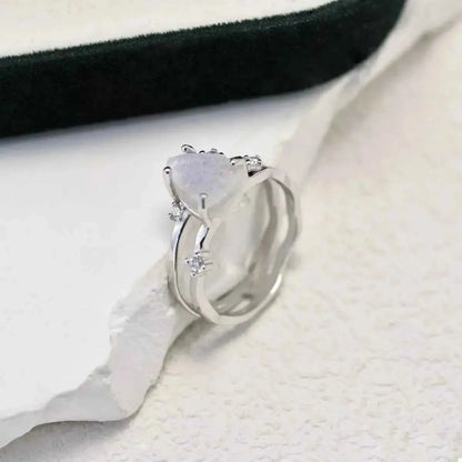 925 Sterling Silver Geometric Ring