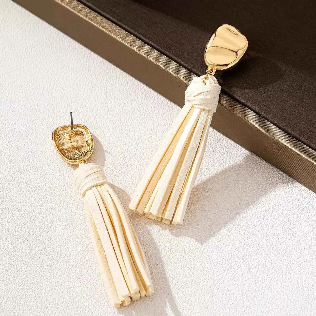 18K Gold-Plated Tassel Earrings