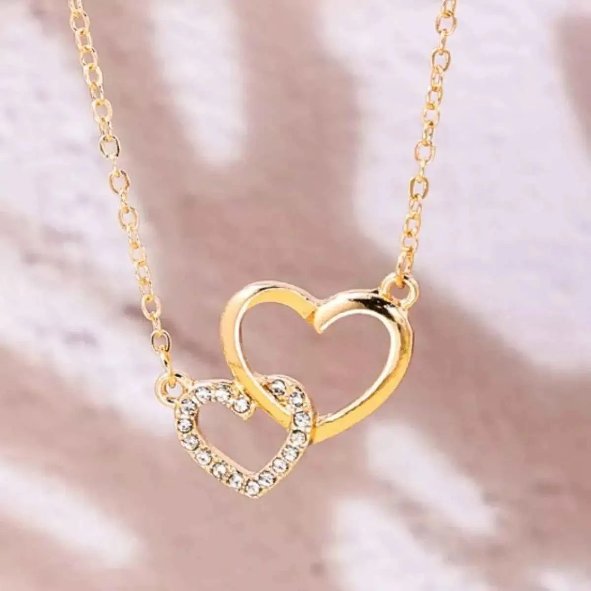 18K Gold-Plated Heart Pendant Necklace