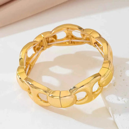 18K Gold-Plated Chain Link Bracelet