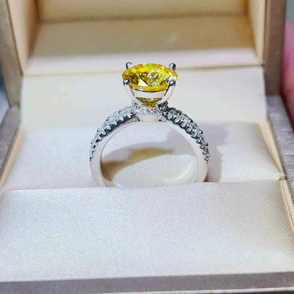 3 Carat Moissanite 925 Sterling Silver Ring
