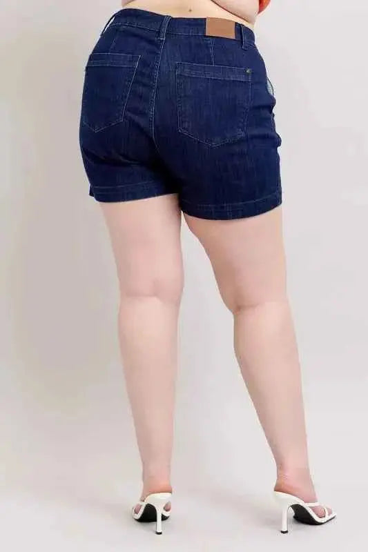 Judy Blue Plus Size High Waist Denim Shorts