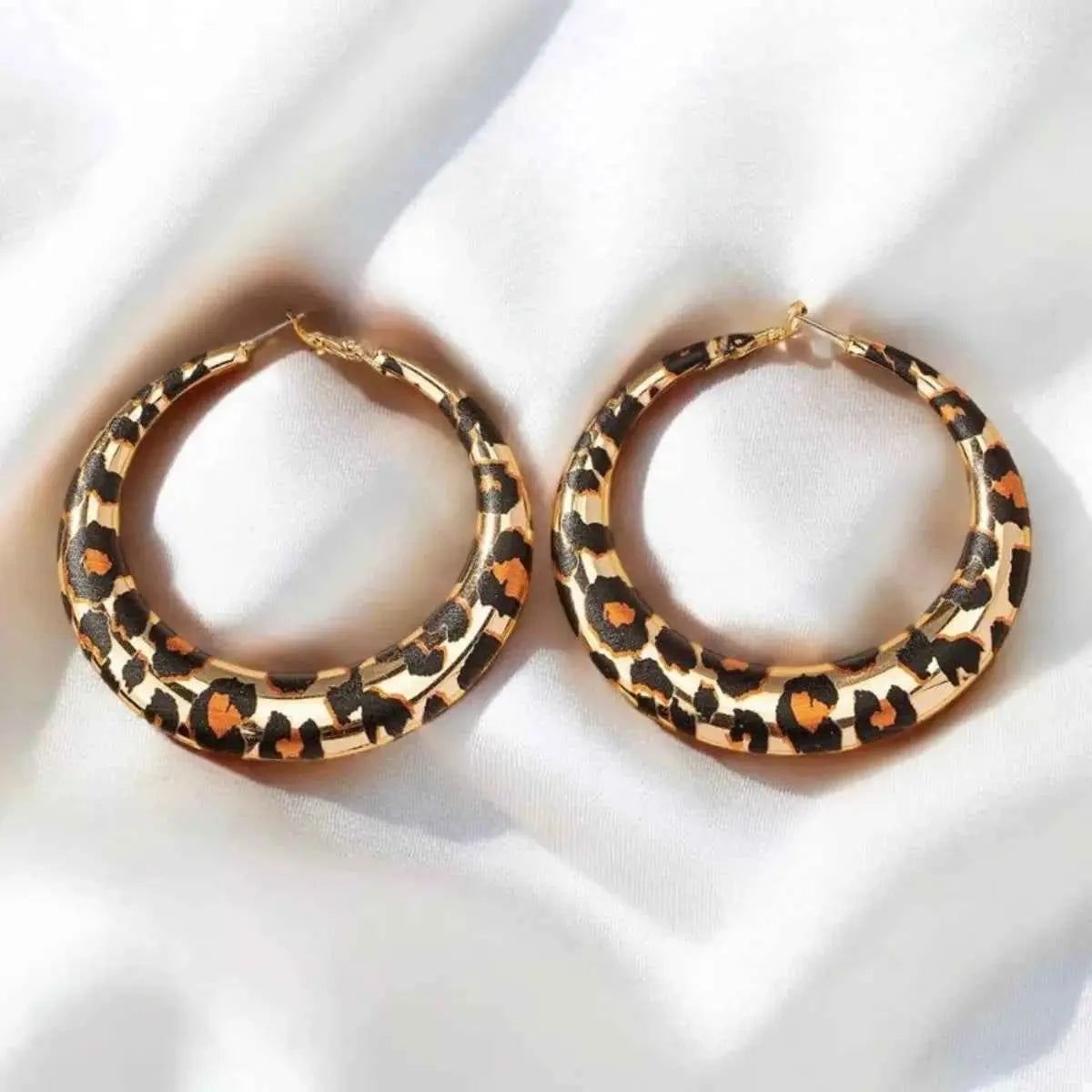 18K Gold-Plated Hoop Earrings