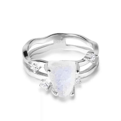 925 Sterling Silver Geometric Ring