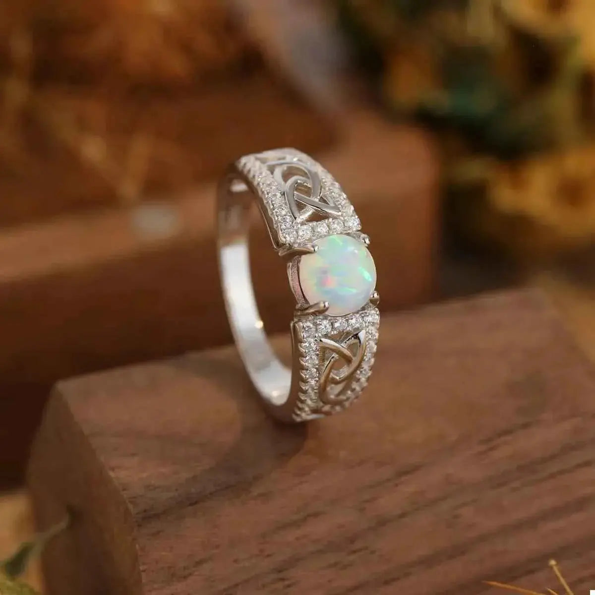 925 Sterling Silver Moonstone Ring
