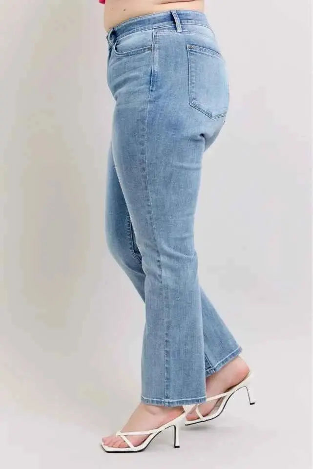Judy Blue Plus Size High Waist Dad Jeans