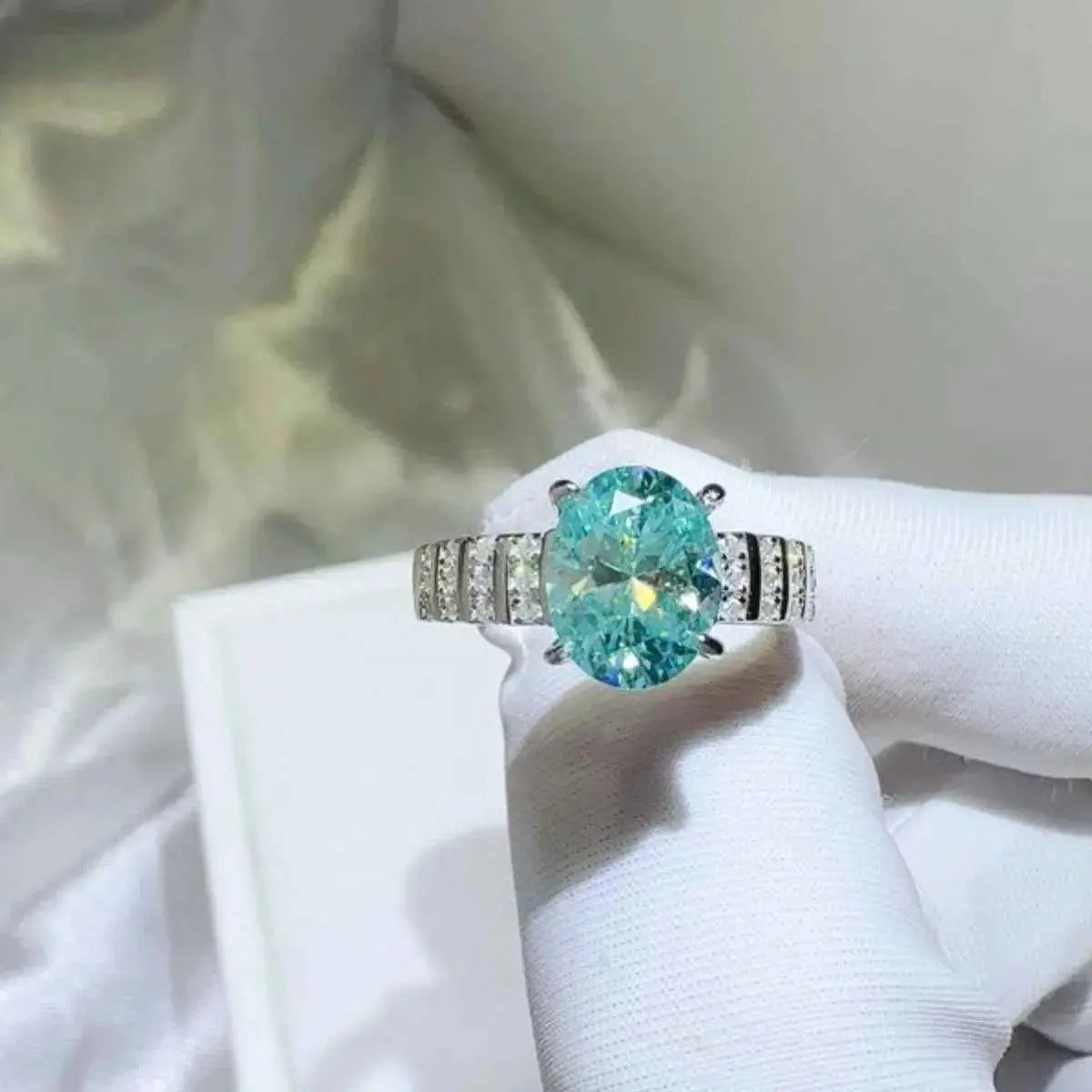 2 Carat Moissanite 925 Sterling Silver Ring