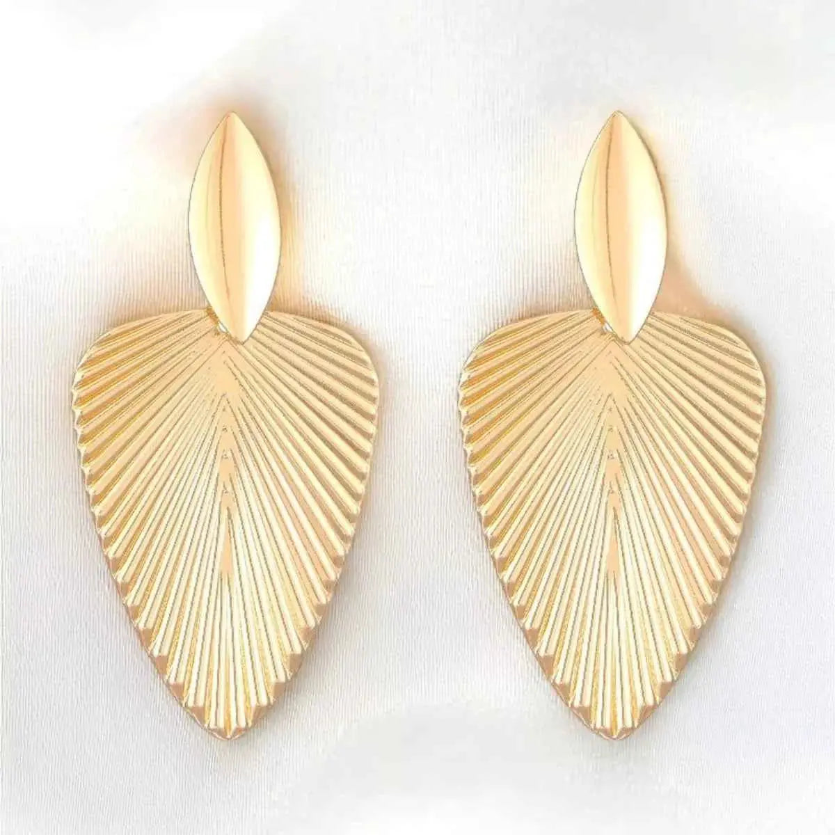 Alloy Textured Earrings