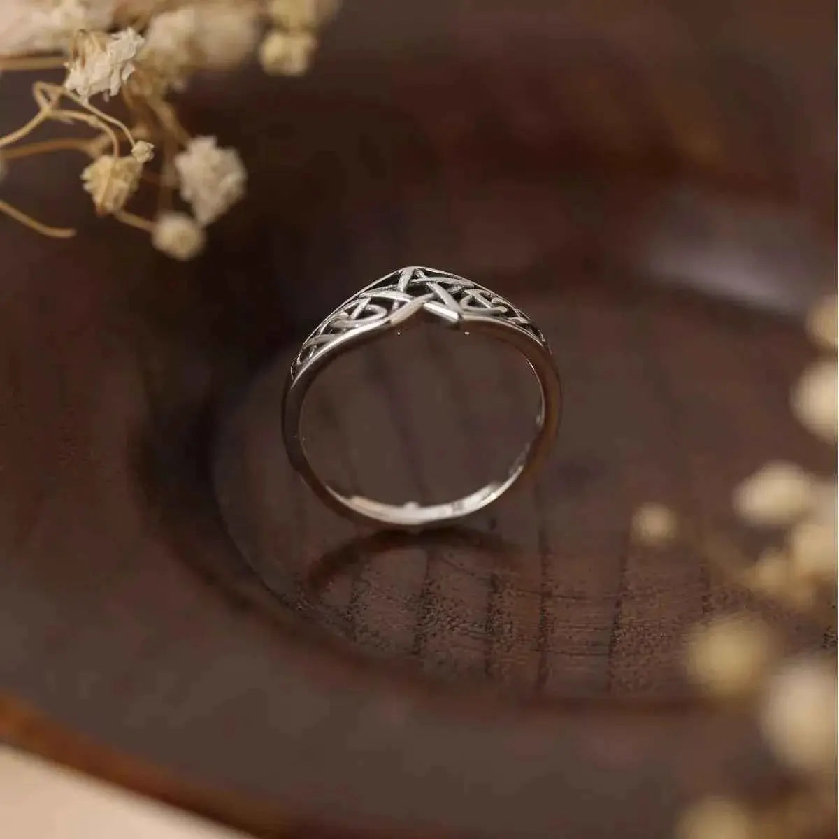 925 Sterling Silver Geometric Ring
