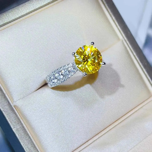 3 Carat Moissanite 925 Sterling Silver Ring