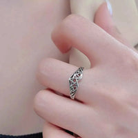 925 Sterling Silver Geometric Ring