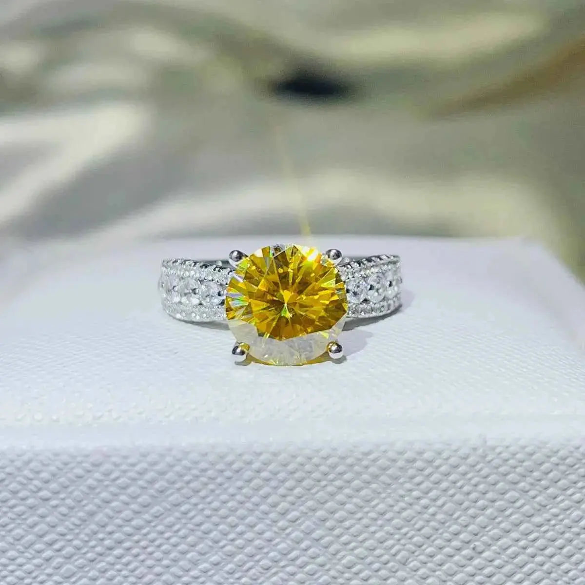 3 Carat Moissanite 925 Sterling Silver Ring