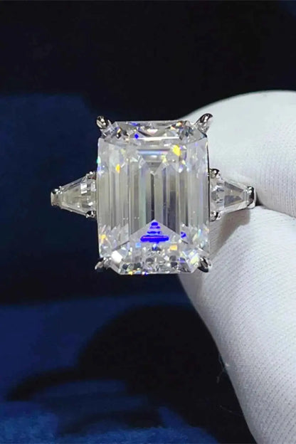10 Carat Moissanite 925 Sterling Silver Ring