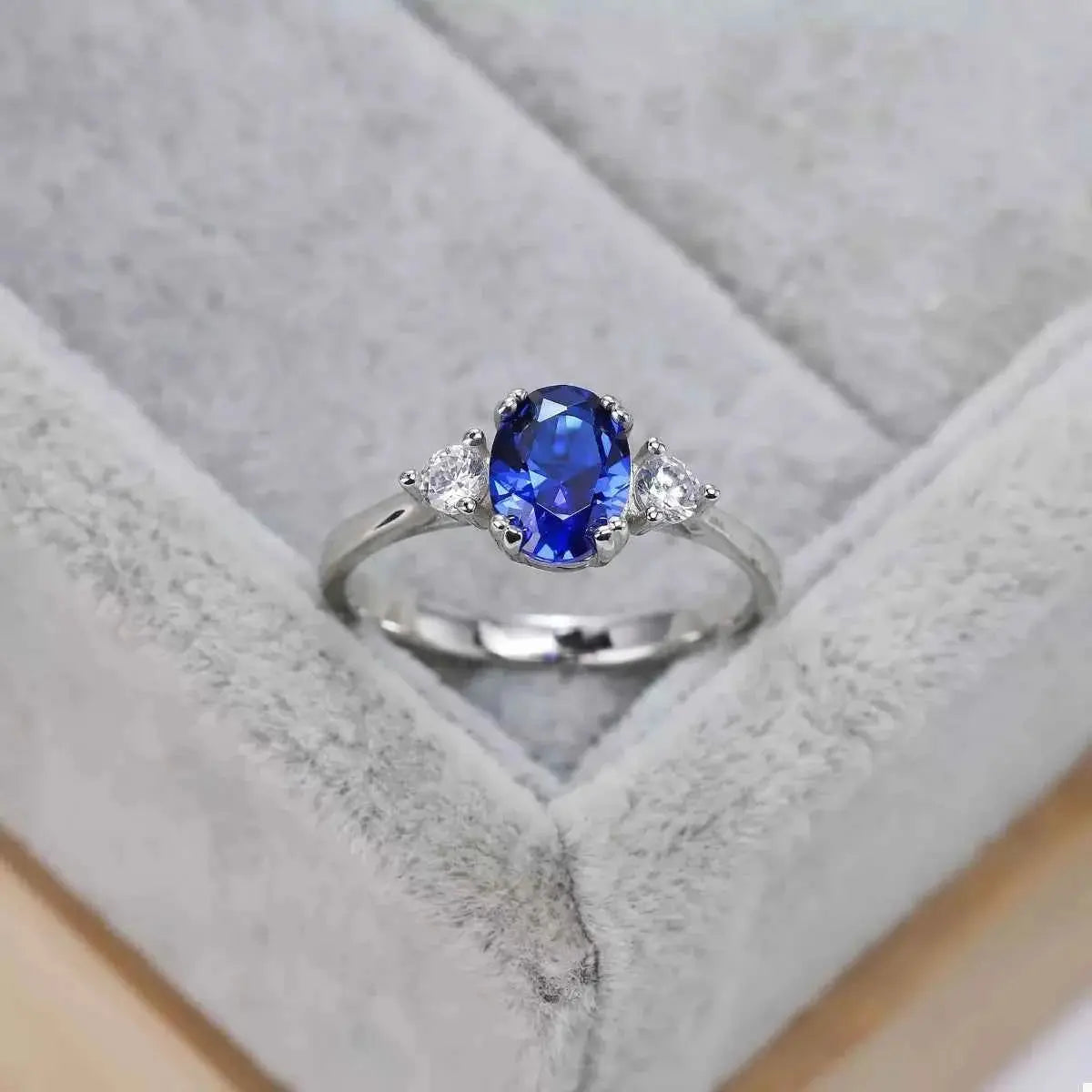 925 Sterling Silver Oval Ring