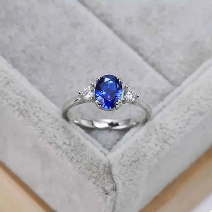 925 Sterling Silver Oval Ring