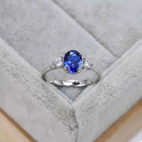 925 Sterling Silver Oval Ring