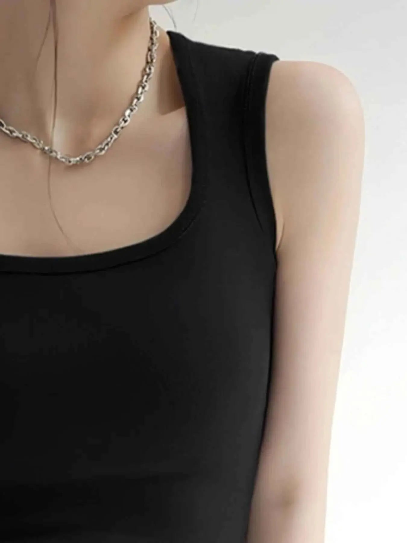 Plus Size Wide Strap Tank