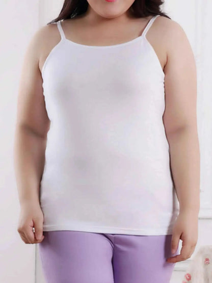 Solid Color Scoop Neck Tank Top
