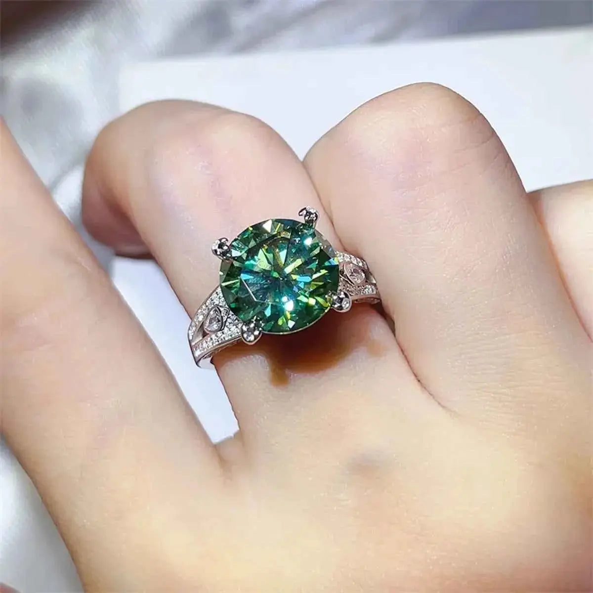 5 Carat Moissanite 925 Sterling Silver Ring