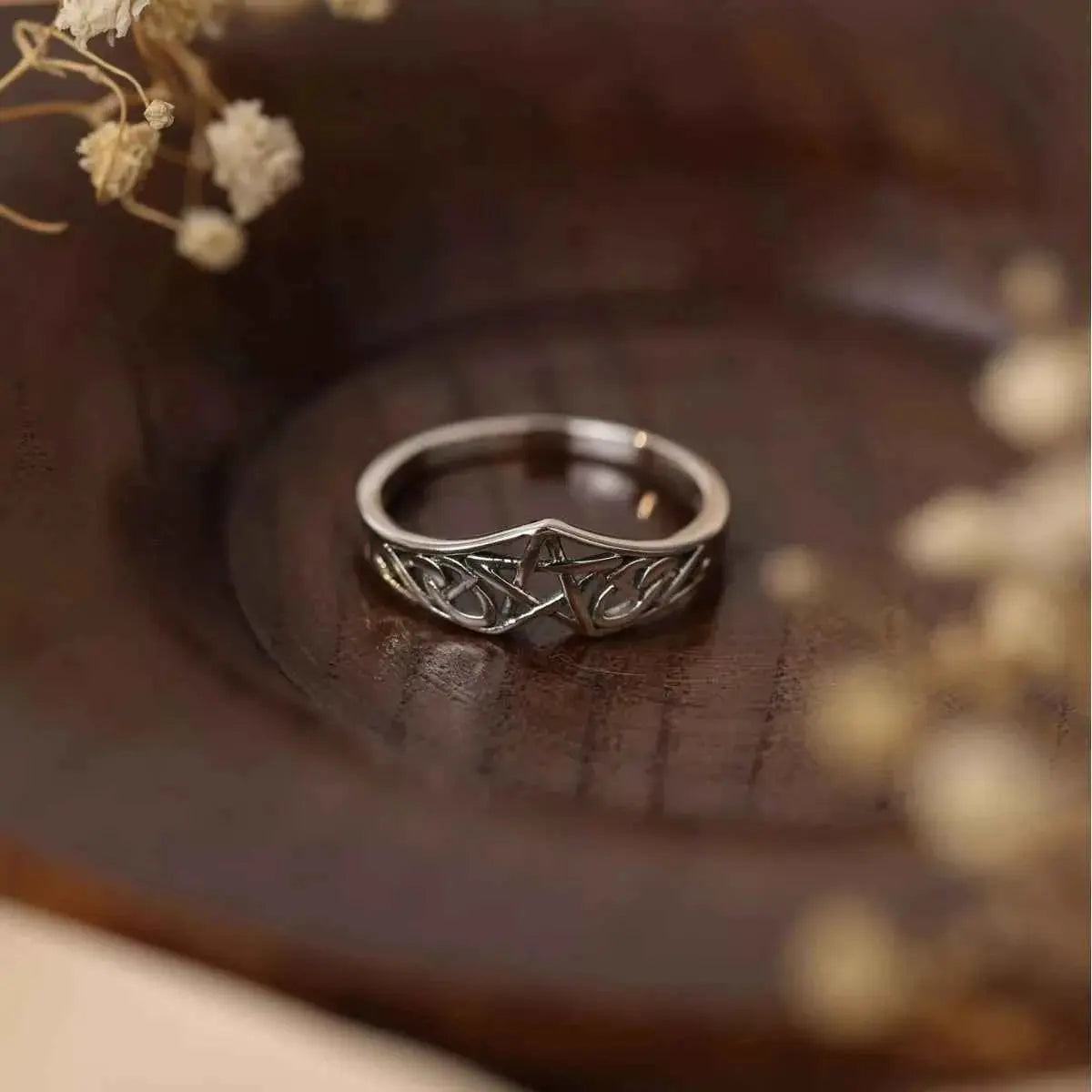 925 Sterling Silver Geometric Ring