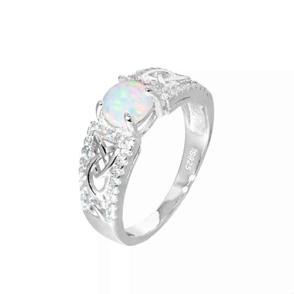 925 Sterling Silver Moonstone Ring