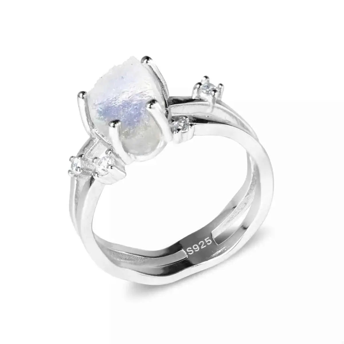 925 Sterling Silver Geometric Ring