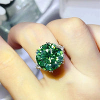 10 Carat Moissanite 925 Sterling Silver Ring