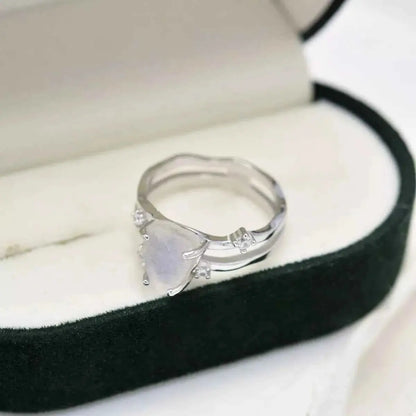 925 Sterling Silver Geometric Ring