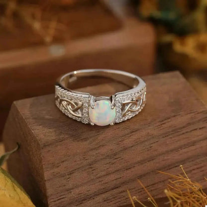 925 Sterling Silver Moonstone Ring