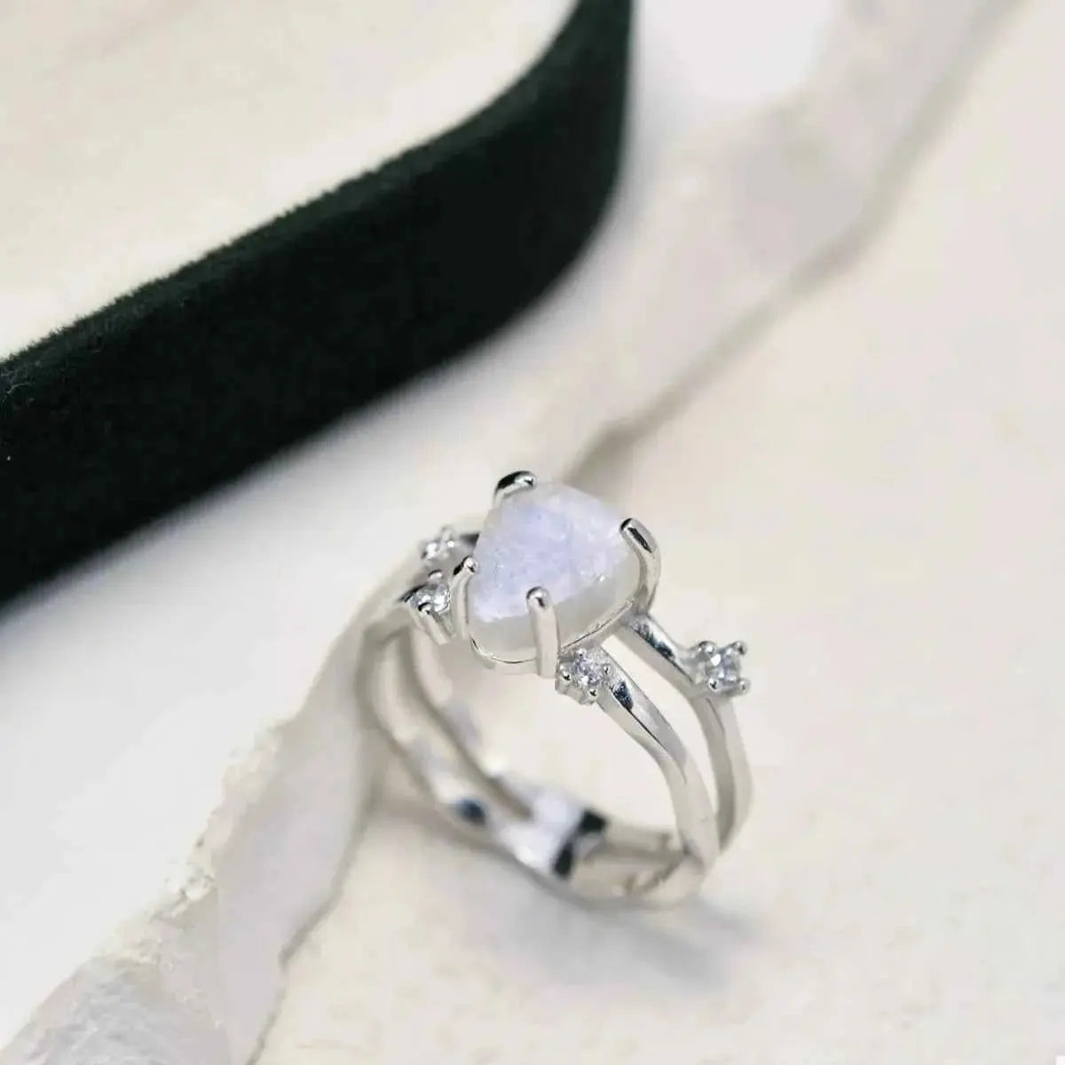 925 Sterling Silver Geometric Ring