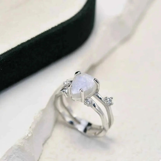 925 Sterling Silver Geometric Ring