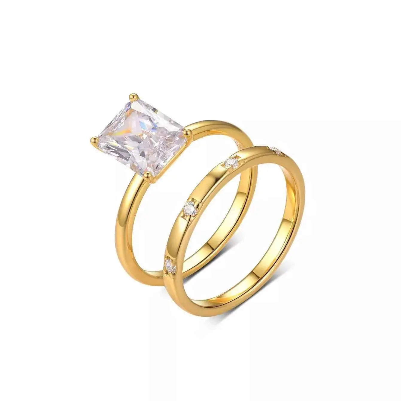 2 Carat Moissanite 925 Sterling Silver Zircon Minimalist Ring