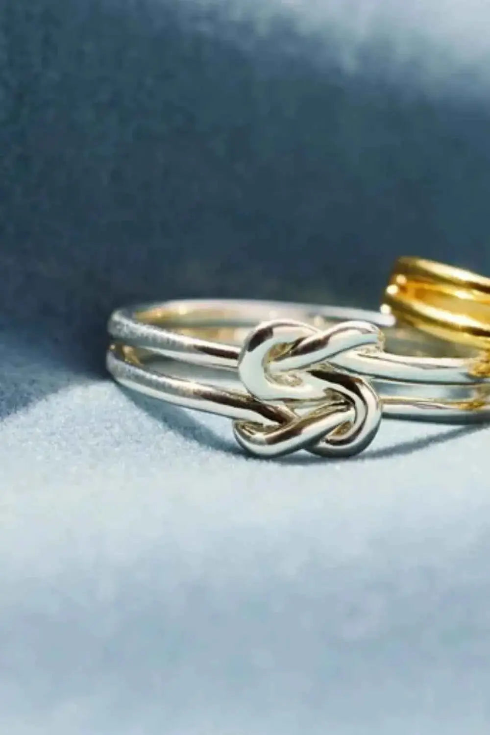 925 Sterling Silver Knotted Ring