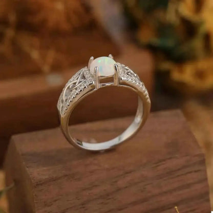 925 Sterling Silver Moonstone Ring