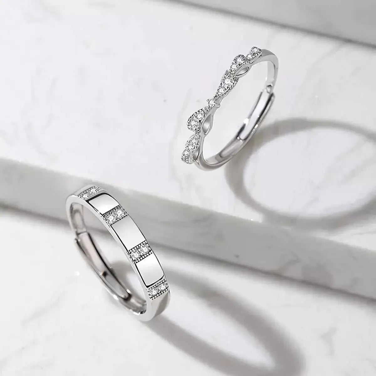 925 Sterling Silver Zircon Minimalist Ring