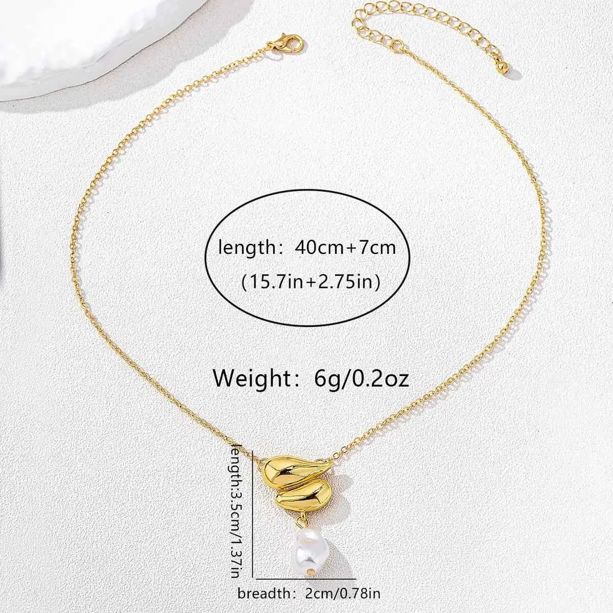 Synthetic Pearl 18K Gold-Plated Alloy Necklace