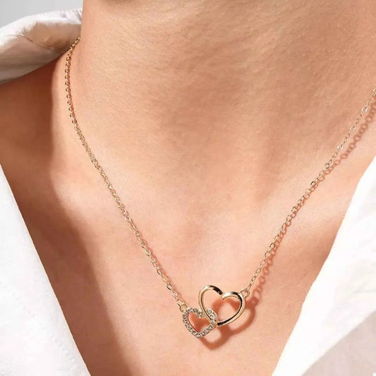 18K Gold-Plated Heart Pendant Necklace