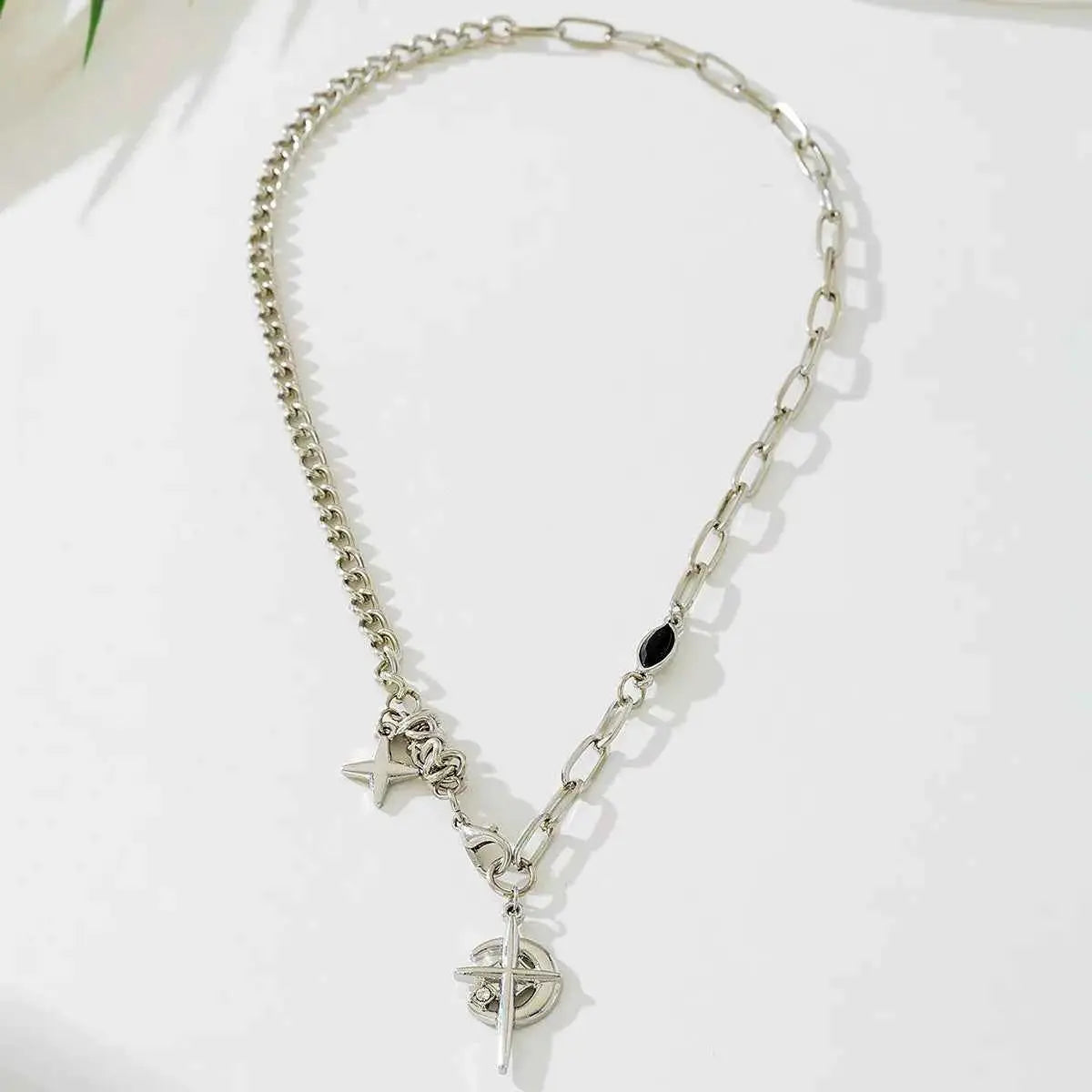 18K Gold-Plated Cross Pendant Necklace