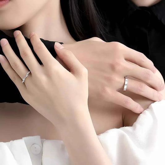 925 Sterling Silver Zircon Minimalist Ring